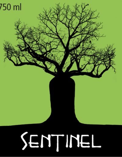 Sentinel Green Wine Label